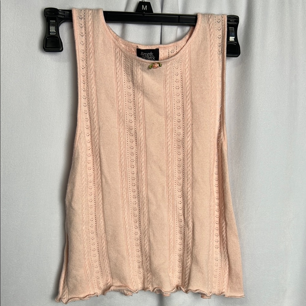 Pink Sleeveless Top